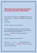 NBCE&colon; Minor Surgery & Proctology Oregon Board &NewLine;Exam Questions With 100&percnt; Verified Solutions