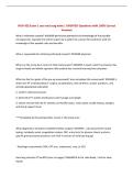 NUR 425 Exam 1 use med surg mine &vert; UPDATED Questions with 100&percnt; Correct Answers&NewLine;