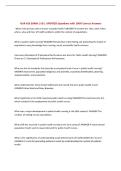 NUR 426 EXAM 1 SG &vert; UPDATED Questions with 100&percnt; Correct Answers&NewLine;