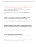 NUR 426 Exam 1 Arizona College of Nursing-Phoenix &vert; UPDATED Questions with 100&percnt; Correct Answers