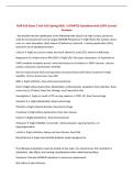 NUR 426 Exam 2 Voit ASU Spring 2026 &vert; UPDATED Questions with 100&percnt; Correct Answers