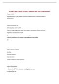 NUR 426 Exam 1 Meds &vert; UPDATED Questions with 100&percnt; Correct Answers&NewLine;