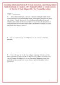 Accounting Information Systems 3e &lpar;Richardson&comma; Chang&comma; Smith&rpar; &ndash; Test Bank All Chapters 1&ndash;18 &lpar;100&percnt; Original Verified&comma; A&plus; Grade&rpar; &vert; Answers at End of Each Chapter &vert; Chapter 8 Not Provided by Author
