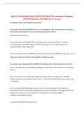 NUR 521 ADV PHARM EXAM 2 PROTOTYPE DRUGS The University of Alabama&vert; UPDATED Questions with 100&percnt; Correct Answers