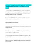 ALF Core Training Florida &lpar;2025 updated&rpar; QUESTIONS AND ANSWERS &lpar;DETAILED & ELABORATED&rpar; fully Solved