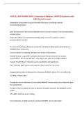 NUR 521 ADV PHARM EXAM 1 University of Alabama&vert; UPDATED Questions with 100&percnt; Correct Answers