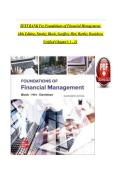 TEST BANK For Foundations of Financial Management&comma; 18th Edition by Stanley Block&comma; Geoffrey Hirt&comma; Bartley Danielsen&vert; Verified Chapter's 1 - 21 &vert; Complete Newest Version