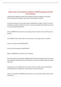 NUR 521 Exam 2 The University of Alabama&vert; UPDATED Questions with 100&percnt; Correct Answers