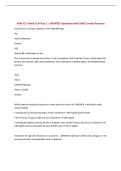 NUR 521- Mod 5 CV-Test 2 &vert; UPDATED Questions with 100&percnt; Correct Answers&NewLine;