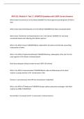 NUR 521&colon; Module 4- Test 2 &vert; UPDATED Questions with 100&percnt; Correct Answers&NewLine;