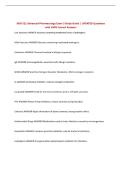 NUR 521 Advanced Pharmacology Exam 3 Study Guide &vert; UPDATED Questions with 100&percnt; Correct Answers
