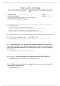 FCCS FUNDAMENTAL CRITICAL CARE SUPPORT EXAM 2026 COMPLETE EXAM QUESTIONS AND ANSWERS 100&percnt; VERIFIED A&plus; GRADE ASSURED&excl;&excl;&excl;&excl;&excl; NEW LATEST UPDATE&excl;&excl;&excl;&excl;&excl;