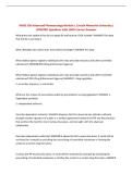 NURS 530 Advanced Pharmacology Module 1 Lincoln Memorial University&vert;&NewLine;UPDATED Questions with 100&percnt; Correct Answers