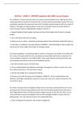 NUR 612 - EXAM 5 &vert; UPDATED Questions with 100&percnt; Correct Answers&NewLine;