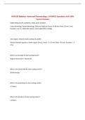 NUR 635 Diabetes- Advanced Pharmacology &vert; UPDATED Questions with 100&percnt; Correct Answers