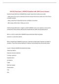 NUR 632 Final Exam &vert; UPDATED Questions with 100&percnt; Correct Answers&NewLine;
