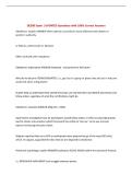 DE200 Exam &vert; UPDATED Questions with 100&percnt; Correct Answers&NewLine;