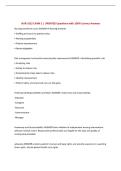 NUR 1025 EXAM 1 &vert; UPDATED Questions with 100&percnt; Correct Answers&NewLine;