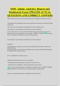 SFDC Admin&colon; Analytics- Reports and &NewLine;Dashboards Exam UPDATED ACTUAL &NewLine;QUESTIONS AND CORRECT ANSWERS