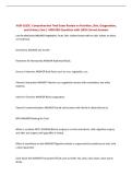 NUR-1025C&colon; Comprehensive Final Exam Review on Nutrition&comma; Skin&comma; Oxygenation&comma; and Urinary Care &vert; UPDATED Questions with 100&percnt; Correct Answers