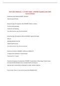 NUR 1025C MODULE 1 &plus; 2 STUDY GUIDE &vert; UPDATED Questions with 100&percnt; Correct Answers&NewLine;