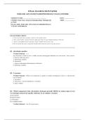 NUR 6501  ADVANCED PATHOPHYSIOLOGY FINAL EXAM 2026 140&plus; COMPLETE EXAM QUESTIONS AND ANSWERS 100&percnt; VERIFIED A&plus; GRADE ASSURED&excl;&excl;&excl;&excl;&excl; NEW LATEST UPDATE&excl;&excl;&excl;&excl;&excl;