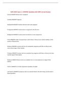 NUR 1025C Exam 2 &vert; UPDATED Questions with 100&percnt; Correct Answers&NewLine;