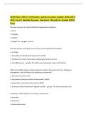 IAHSS Basic Officer Certification Questions &lpar;Latest Update 2026&vert;2027&rpar;&NewLine;With Correct Detailed Answers &vert;Solutions &vert;Already A&plus; Graded &lpar;100&percnt;&NewLine;Pass&rpar;