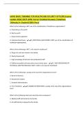 IAHSS BASIC TRAINING FOR HEALTHCARE SECURITY OFFICERS &lpar;Latest&NewLine;Update 2026&vert;2027&rpar; With Correct Detailed Answers &vert;Solutions&NewLine;&vert;Already A&plus; Graded &lpar;100&percnt; Pass&rpar;