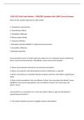 NUR 1025 Final Exam Review &vert; UPDATED Questions with 100&percnt; Correct Answers&NewLine;