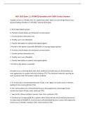 NUR 1025 Exam 1 &vert; UPDATED Questions with 100&percnt; Correct Answers&NewLine;