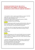 MCOLES LICENSING EXAM  200 ACTUAL &NewLine;QUESTIONS AND CORRECT ANSWERS WITH &NewLine;RATIONALE LATEST UPDATE ALREADY GRADED A&plus;