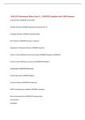 NUR 2474 Rasmussen Pharm Exam 2 &vert; UPDATED Questions with 100&percnt; Answers&NewLine;