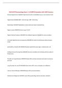 NUR 2474 Pharmacology Exam 2 &vert; UPDATED Questions with 100&percnt; Answers&NewLine;