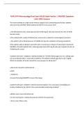 NUR 2474 Pharmacology Final Exam NCLEX Style Practice &vert; UPDATED Questions with 100&percnt; Answers