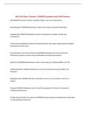 NUR 2474 Exam 1 Review &vert; UPDATED Questions with 100&percnt; Answers&NewLine;