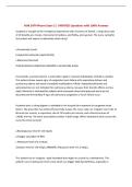 NUR 2474 Pharm Exam 2 &vert; UPDATED Questions with 100&percnt; Answers&NewLine;
