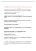 NUR 2513 MATERNAL CHILD NURSING EXAM 1 &vert; UPDATED Questions with 100&percnt; Correct Answers