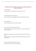 NUR 5351 FINAL REVIEW Advanced Pharmacology &vert; UPDATED Questions with 100&percnt; Correct Answers