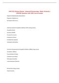 NUR 5351 Midterm Review - Advanced Pharmacology - Baylor University &vert; UPDATED Questions with 100&percnt; Correct Answers&NewLine;