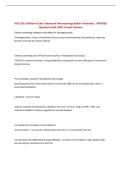 BUNDLE FOR NUR 5351 EXAMS with  UPDATED Questions and 100&percnt; Correct Answers