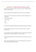 BUNDLE FOR NURS 190 EXAMS with  UPDATED Questions and 100&percnt; Correct Answers