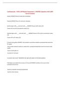 Cardiovascular - NURS 190 Physical Assessment &vert; UPDATED Questions with 100&percnt; Correct Answers&NewLine;