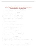 NURS 190 Physical Assessment Midterm Exam West Coast University-Ontario&vert; UPDATED Questions with 100&percnt; Correct Answers