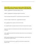 Indiana BMV For-Hire Endorsement &lpar;Latest Update 2026&vert;2027&rpar; With&NewLine;Correct Detailed Answers &vert;Solutions &vert;Already A&plus; Graded &lpar;100&percnt; Pass&rpar;
