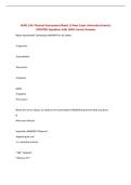 NURS 190&colon; Physical Assessment &lpar;Week 1&rpar; West Coast University-Ontario&vert; UPDATED Questions with 100&percnt; Correct Answers&NewLine;