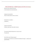 NURS 190 CARDIO Exam &vert; UPDATED Questions with 100&percnt; Correct Answers&NewLine;
