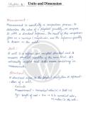 Units and measuremnts class 11 cbse notes handwritten &NewLine;&NewLine;&NewLine;