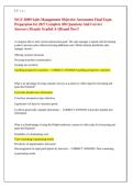 WGU D099 Sales Management OA Questions&comma; Answers and Rationales 2027