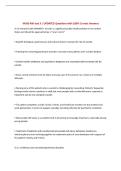 NURS 406 test 3 &vert; UPDATED Questions with 100&percnt; Correct Answers&NewLine;